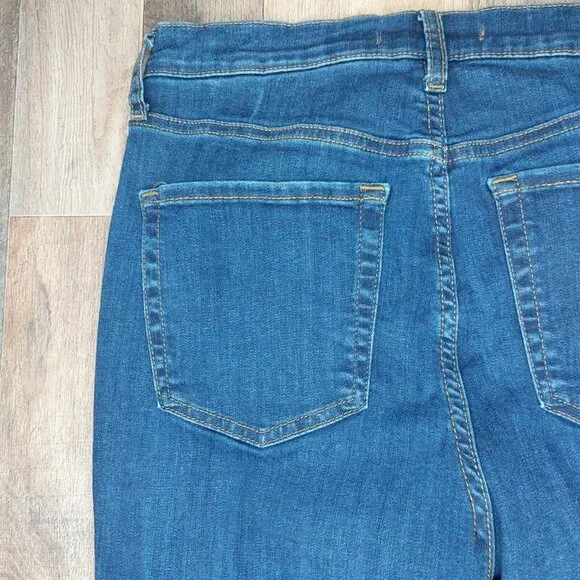 Free People High Rise Stretch Skinny Jeans Sz 30R Dark Wash 61855-16515125 - Picture 12 of 16